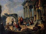 Panini, Giovanni Paolo, Ruins with Scene of the Apostle Paul Preaching